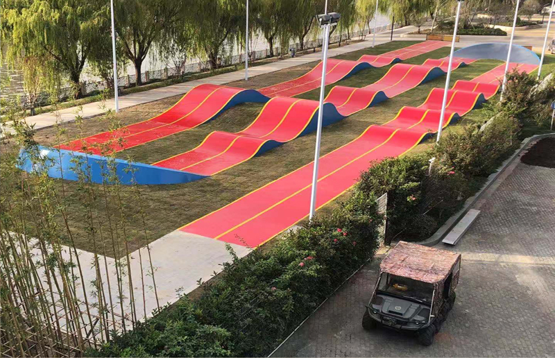 上海市青浦區(qū)環(huán)城水系景觀工程小輪車越野場地