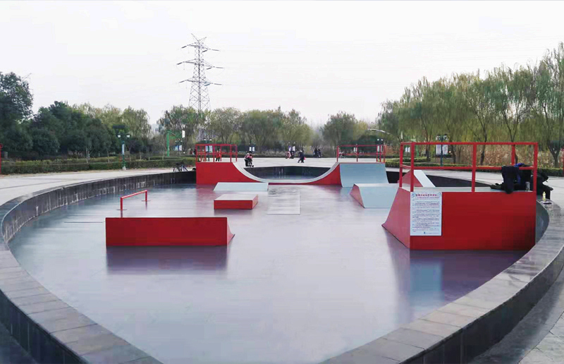 江蘇省淮安市鹽河公園極限運(yùn)動場