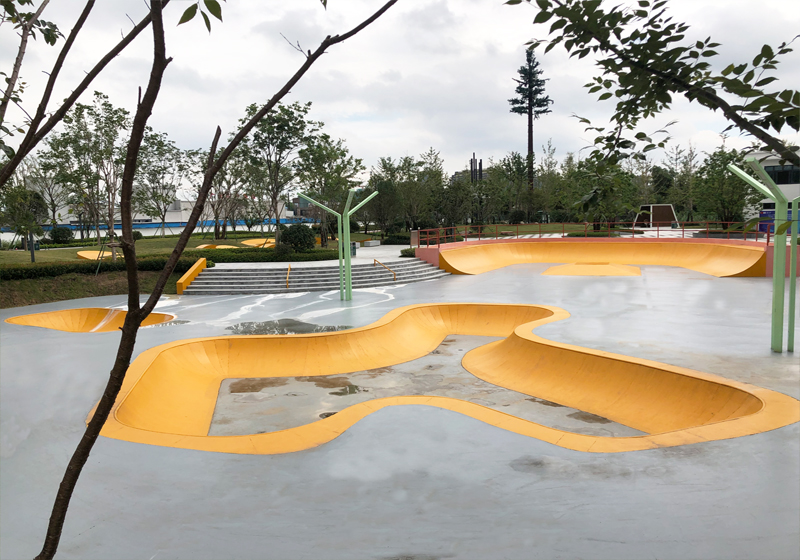 浙江省寧波市華潤(rùn)灣頭運(yùn)動(dòng)公園極限運(yùn)動(dòng)場(chǎng)