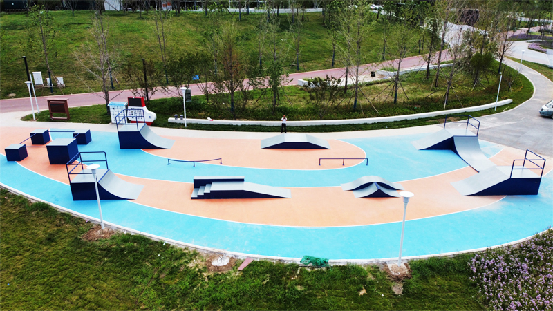 陜西省西安市灞河運(yùn)動(dòng)公園極限運(yùn)動(dòng)場(chǎng)