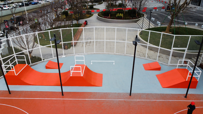 湖北省武漢市萬科未來中心極限運(yùn)動(dòng)場(chǎng)