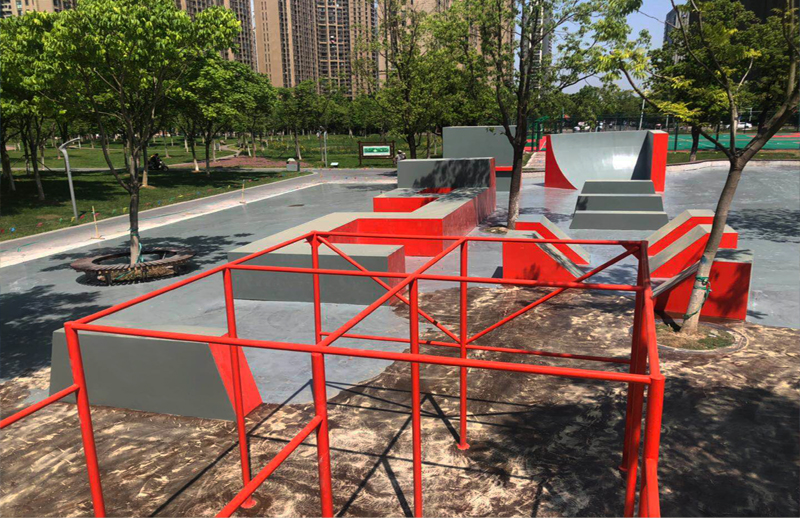 安徽省合肥市綠軸公園跑酷場地