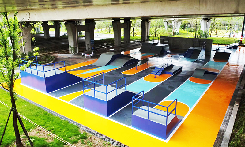 四川省自貢市梁家壩公園極限運(yùn)動場（中級區(qū)）