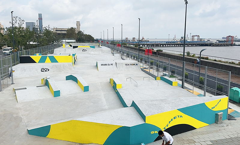 上海郵輪港滑板公園（街式區(qū)）