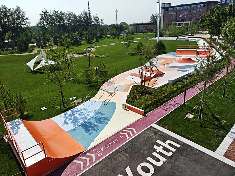 北京金融科技學(xué)院極限運(yùn)動(dòng)場(chǎng)